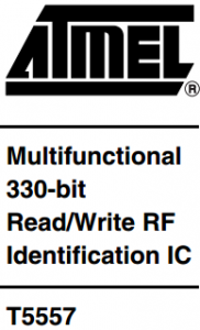 Atmel T5557 Datasheet