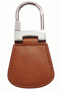 Leather Handbag Shape Keyfob - T5557 Key Fob