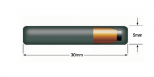 Fiberglass Rod RFID Tag - 30mm x ø5mm