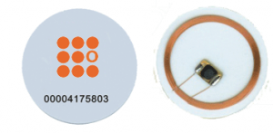 PVC Dia13mm Disc Tag - RFID Coin Tag