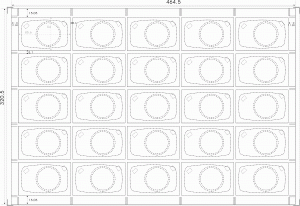 orangeTags RFID Prelam 5 x 5 Specification