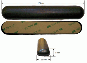 Pipe RFID Tags - HVP 170x25mm Metal Mount 