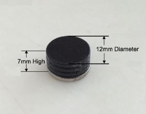 Resin Dia12mm Magnetic RFID Tag